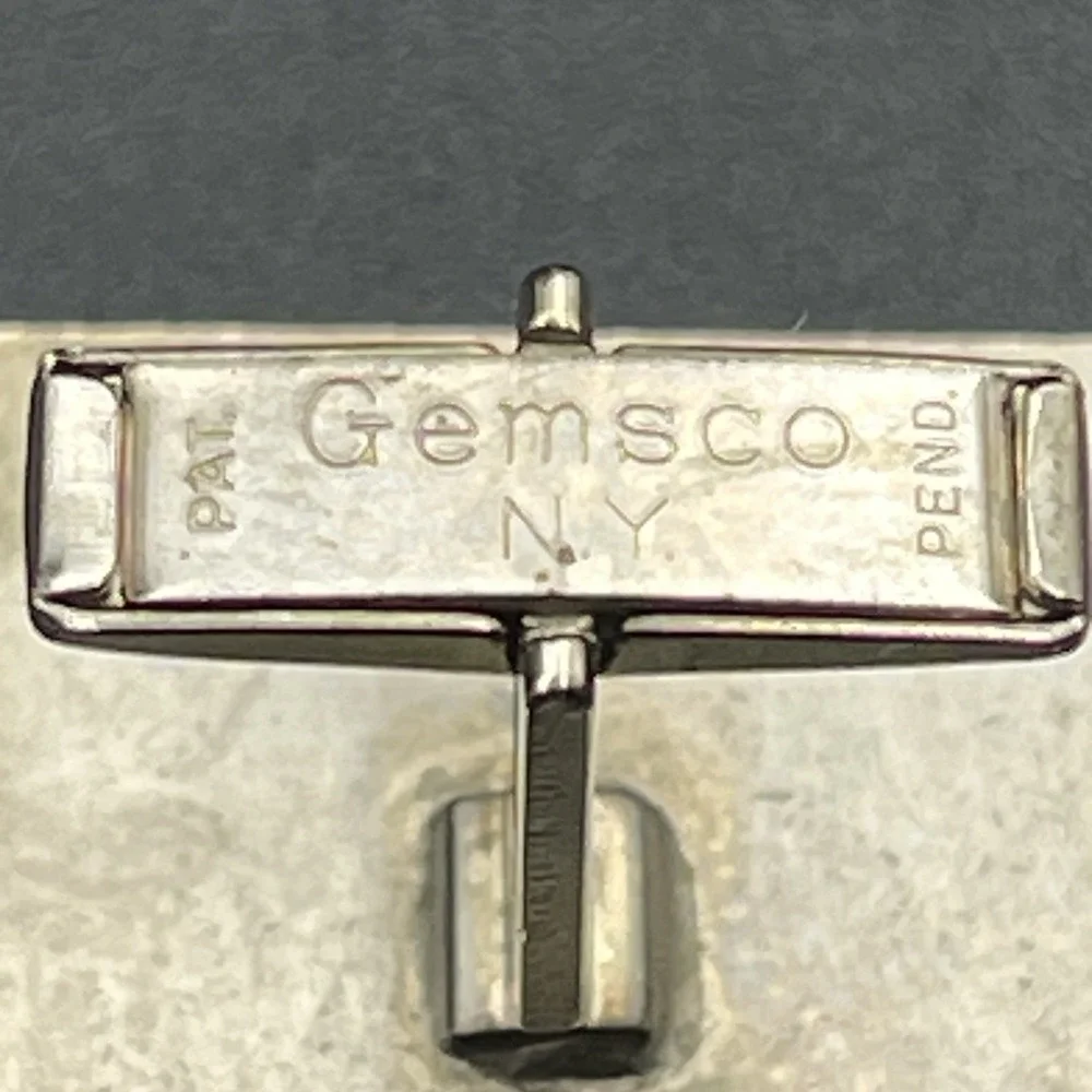 Vintage‎ Gemsco NY US Army Signal Corps Cufflinks WWII Korean War Era